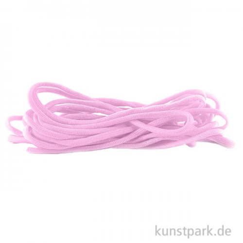 Paracord Schnur - hoch reißfest aus Nylon, 2 x 4 mm, 5 Meter 5 m | Rosa