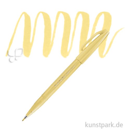 Pentel Arts Brush Sign Pen Einzelstift | Hellorange