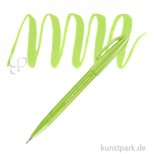 PENTEL Arts Brush Sign Pen - Pastell Einzelstift | Pastell Grün