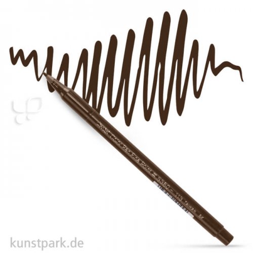 Pentel Arts Colour Pen Faserschreiber Einzelstift | Dunkelbraun