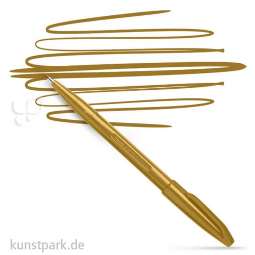 Pentel Arts Sign Pen 0,8 mm | Ocker