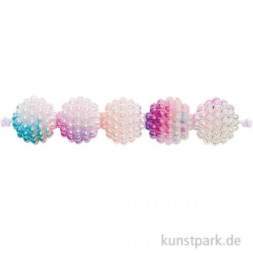 Perlen Bundle, Farbverlauf, 11 mm Durchmesser, 20 Stück