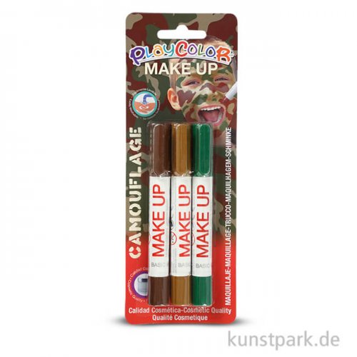 Playcolor Make up - Camouflage, 3 Stück sortiert