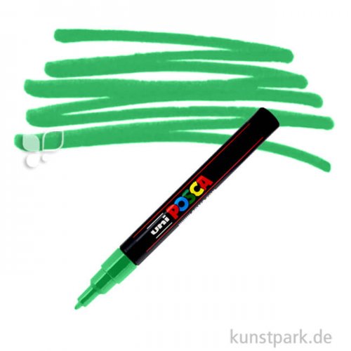 POSCA Marker PC-3M - fein 0,9-1,3 mm Einzelstift | Grün