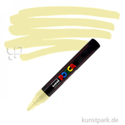POSCA Marker PC-5M - medium 1,8-2,5 mm Einzelstift | Elfenbeinfarben