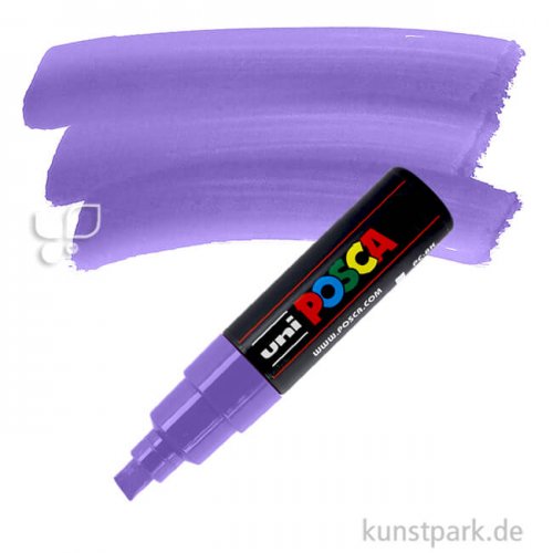 POSCA Marker PC-8K - breit 8 mm Einzelstift | Metallic Violett