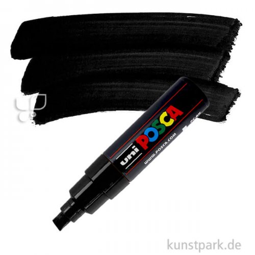 Posca Marker PC-8K - breit 8 mm Einzelstift | Schwarz