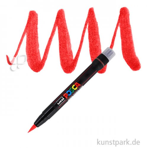 POSCA Marker PCF-350 - Brush 0,1-10 mm Einzelstift | Rot