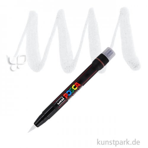 Posca Marker PCF-350 - Brush 0,1-10 mm Einzelstift | Weiß