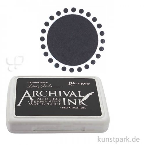 Ranger Archival Ink Stempelkissen Einzelfarbe | Schwarz