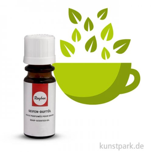 Rayher Seifen-Duftöl 10 ml Flasche | Grüner Tee