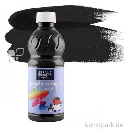 Lefranc & Bourgeois Redimix COLOR & Co. Gouache 1000 ml | 017 Schwarz