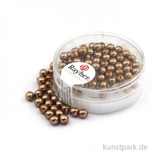 Renaissance Glaswachsperlen - 4 mm - 85 Stück Dose | Kaschmir