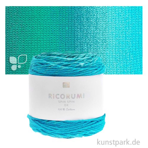 Ricorumi Garn - Spin Spin dk, 100% Baumwolle, 50g, 115m Farbe | Türkis