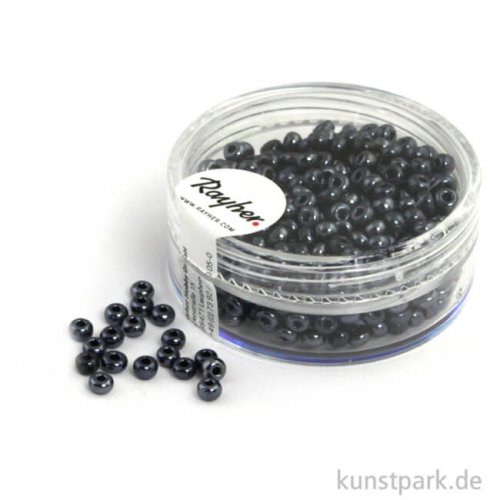Rocailles mit Silbereinzug - 2,6 mm - 16 g Dose | Blutstein
