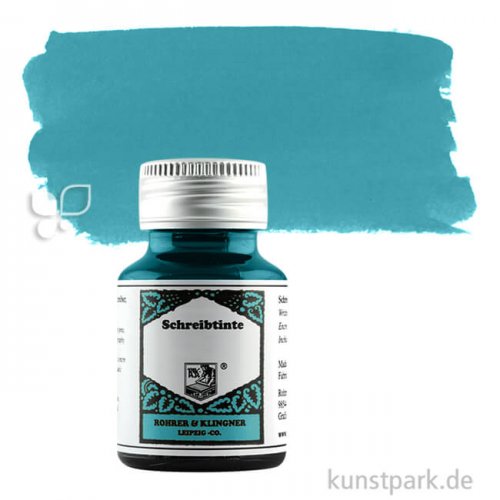 Rohrer & Klingner Schreibtinte 50 ml Einzelfarbe | 460 Blue mare