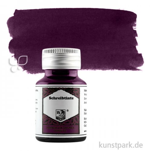 Rohrer & Klingner Schreibtinte 50 ml Einzelfarbe | 710 Eisen-Gallus Scabiosa