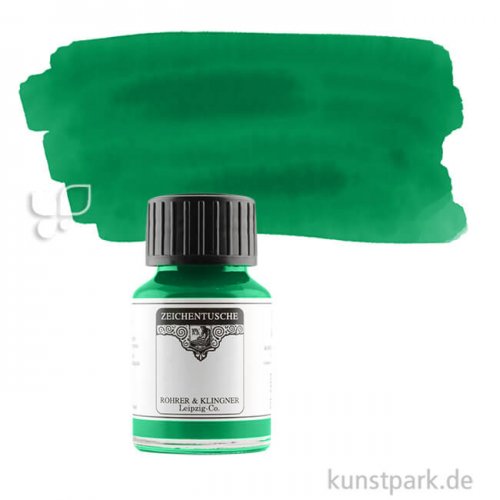 Rohrer & Klingner Zeichentusche 50 ml Einzelfarbe | 751 Saftgrün