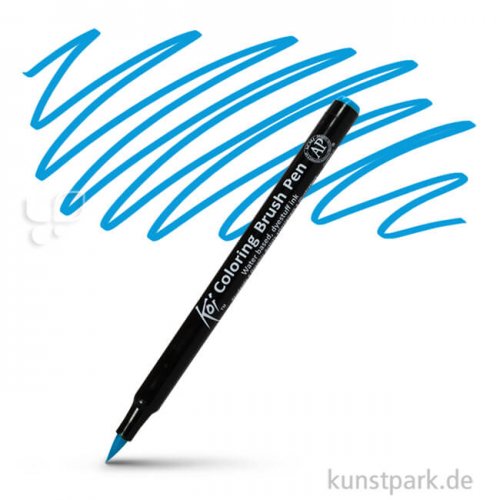 Sakura Koi Coloring Brush Pen Einzelstift | Aqua Blue
