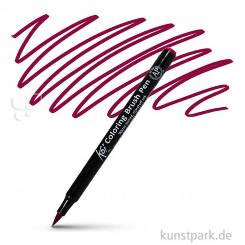 Sakura Koi Coloring Brush Pen Einzelstift | Burgundy