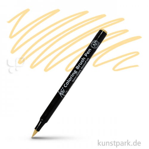 Sakura Koi Coloring Brush Pen Einzelstift | Naples Yellow