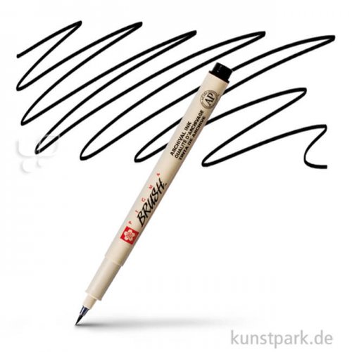 Sakura PIGMA Brush Pen Einzelstift | 49 Schwarz
