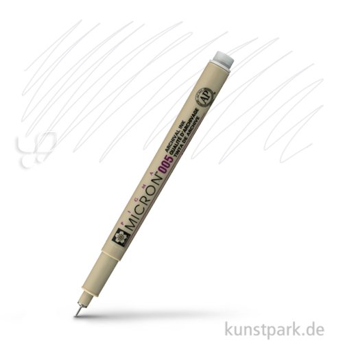 Sakura PIGMA Micron Fineliner 0,2 mm Einzelstift | 42 Kaltgrau Hell