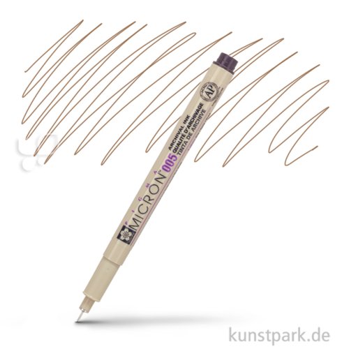 Sakura PIGMA Micron Fineliner 0,25 mm Einzelstift | 117 Sepia