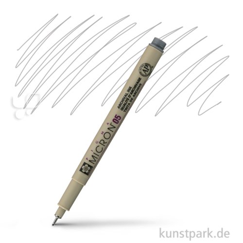 Sakura PIGMA Micron Fineliner 0,45 mm Einzelstift | 44 Kaltgrau