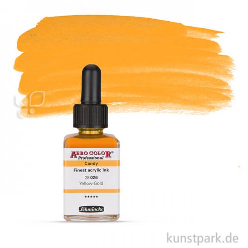 Schmincke AEROCOLOR Candy Colours 28 ml Einzelfarbe | Yellow Gold