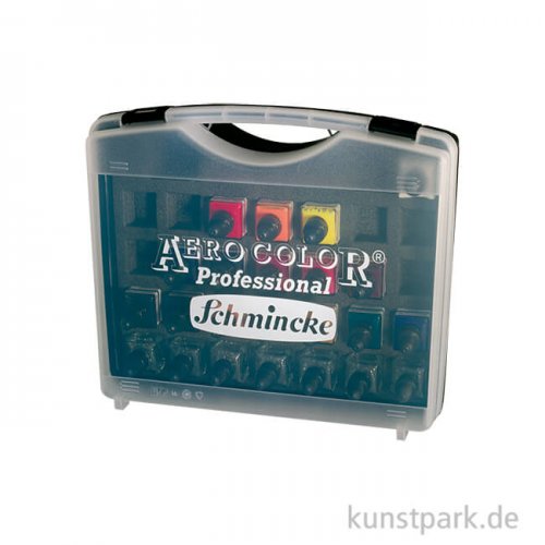 Schmincke AEROCOLOR - 16 x 28 ml Farben + 7 Leerflaschen