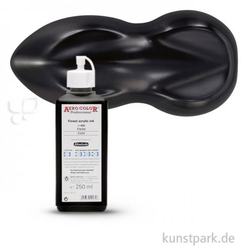 Schmincke AEROCOLOR Airbrushfarben 250 ml | 702 Schwarz