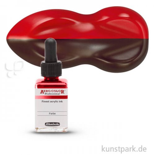 Schmincke AEROCOLOR Airbrushfarben 28 ml | 301 Krapprot tief