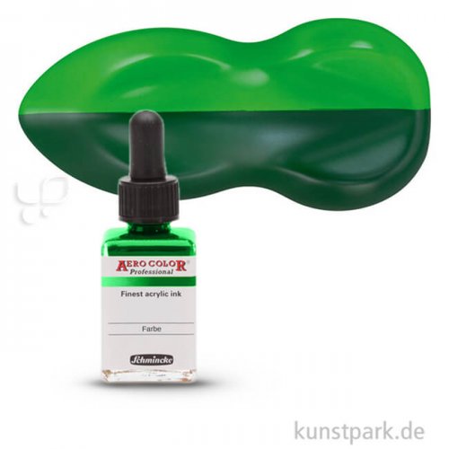 Schmincke AEROCOLOR Airbrushfarben 28 ml | 502 Permanentgrün