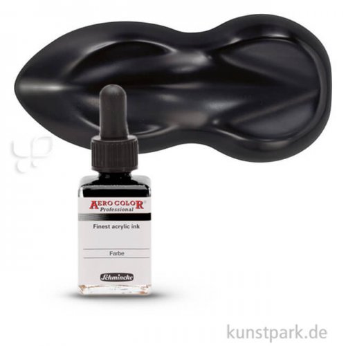 Schmincke AEROCOLOR Airbrushfarben 28 ml | 702 Schwarz