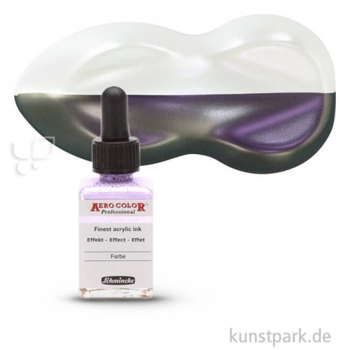 Schmincke AEROCOLOR Effektfarben 28 ml Einzelfarbe | 909 Vision Silver-Violet