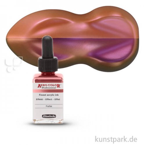 Schmincke AEROCOLOR Effektfarben 28 ml Einzelfarbe | 910 Vision Gold-Red