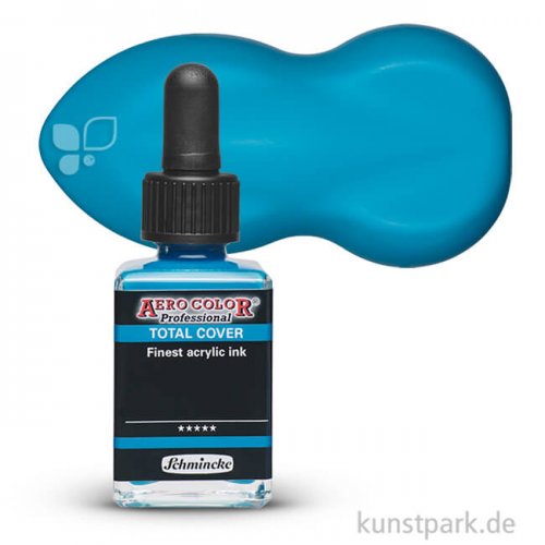 Schmincke AEROCOLOR Total Cover 28 ml Einzelfarbe | 847 Phthalotürkis