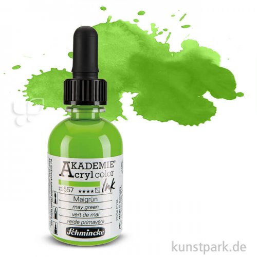 Schmincke AKADEMIE Acryl color Ink 50 ml Einzelfarbe | Maigrün
