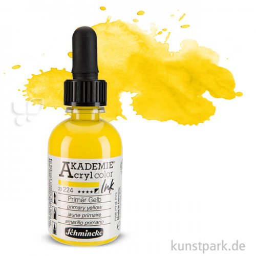 Schmincke AKADEMIE Acryl color Ink 50 ml Einzelfarbe | Primär Gelb