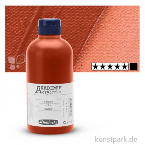 Schmincke AKADEMIE Acrylfarben 500 ml Flasche | 663 Terrakotta