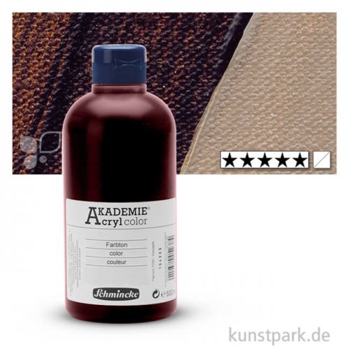 Schmincke AKADEMIE Acrylfarben 500 ml Flasche | 668 Vandyckbraun