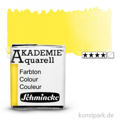 Schmincke AKADEMIE Aquarellfarben 1/2 Napf | 224 Kadmiumgelbton