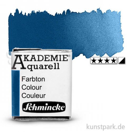 Schmincke AKADEMIE Aquarellfarben 1/2 Napf | 445 Preussischblau