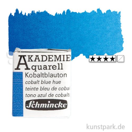 Schmincke AKADEMIE Aquarellfarben 1/2 Napf | 405 Kobaltblauton