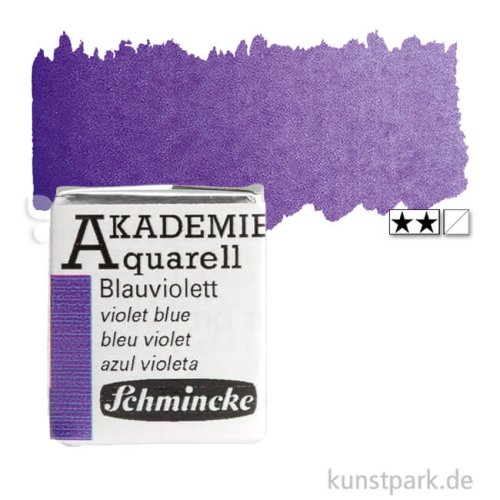 Schmincke AKADEMIE Aquarellfarben 1/2 Napf | 441 Blauviolett