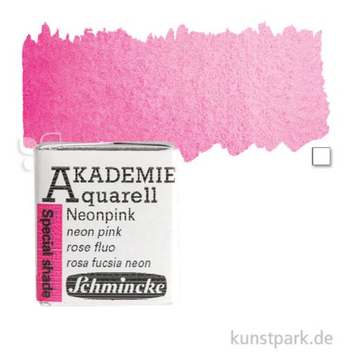 Schmincke AKADEMIE Aquarellfarben 1/2 Napf | 952 Neonpink