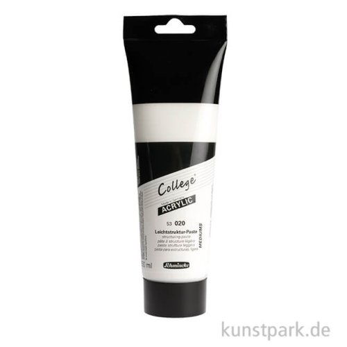 Schmincke COLLEGE Acryl - Leichtstrukturpaste, 250 ml
