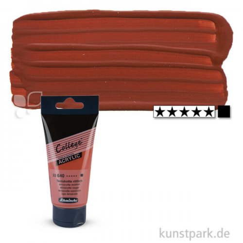 Schmincke COLLEGE Acrylfarben 75 ml Tube | 640 Terrakotta rötlich