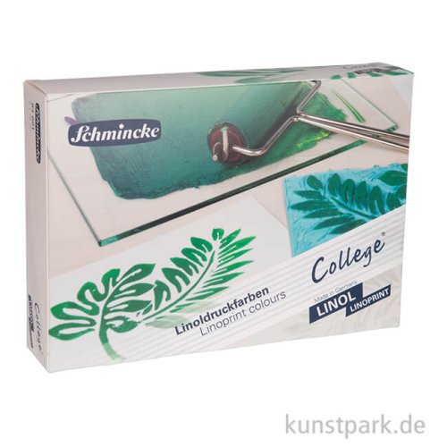 Schmincke COLLEGE Linoldruck Set, Primärfarben, 5 x 75 ml